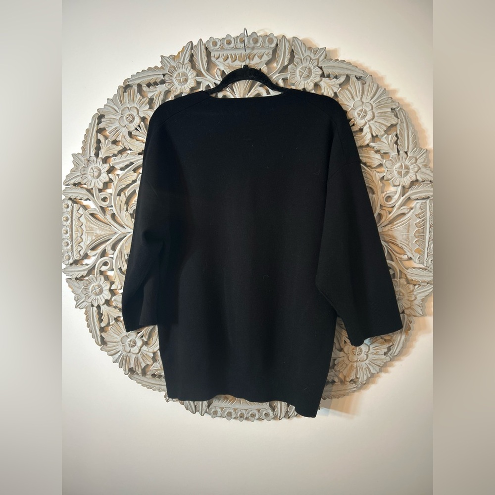Wilfred Free Black Souvenir oversized Sweater Size 2 Medium - Picture 5 of 9